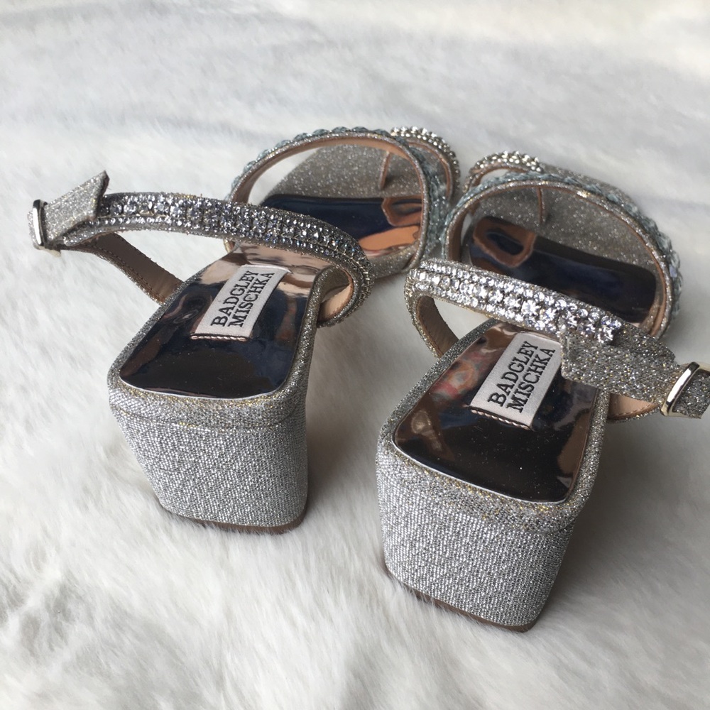 NWOB BADGLEY MISCHKA Beatrice Chunky Block Heel - Picture 9 of 14